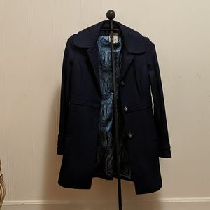 Tulle navy coat